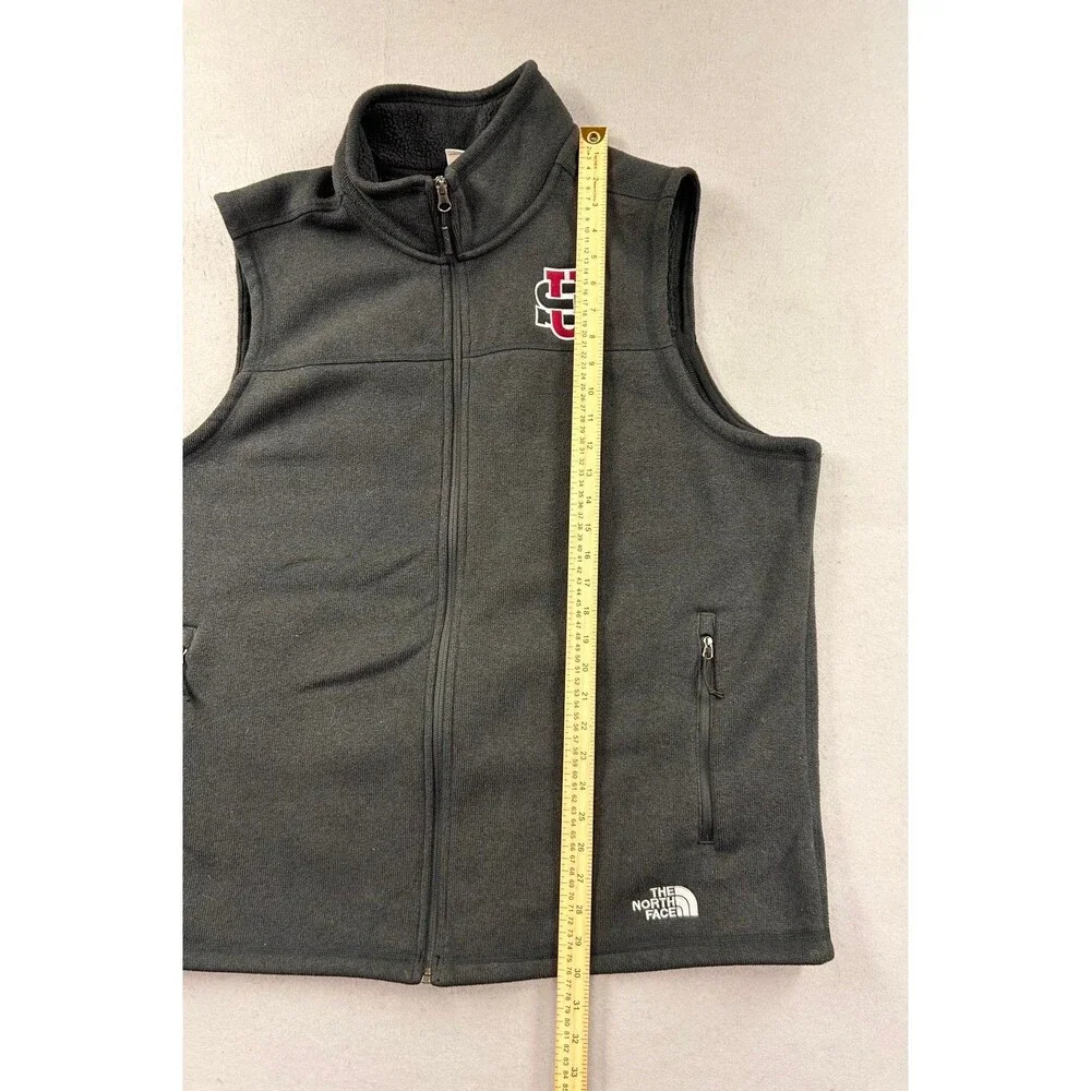 The North Face Men’s Full Zip Fleece Vest XXL Black